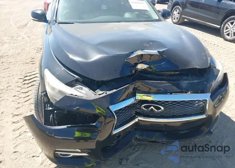 2014 Infiniti Q50 из США, поврежденный, VIN JN1BV7APXEM677624